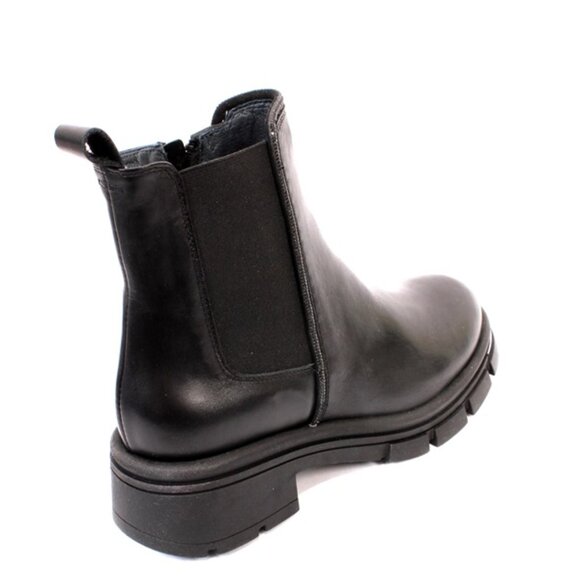 Vernissage 73927 Black Leather Zip-Up Ankle Boots - Picture 4 of 8